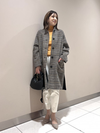 【東京大丸】型崩れしにくく毛玉にもなりにくいカリテ冬の定番アイテム。程よいフィット感でスッキリ見えます。