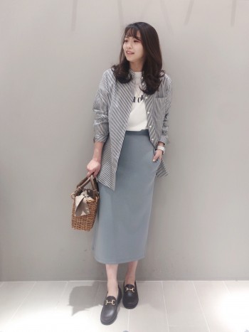 セットアップですが、それぞれ一枚でもきれいに使っていただけます。