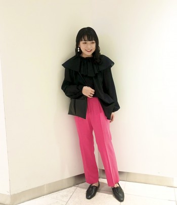 全体的にゆったりとしたサイズ感で、横幅や指先も楽です!